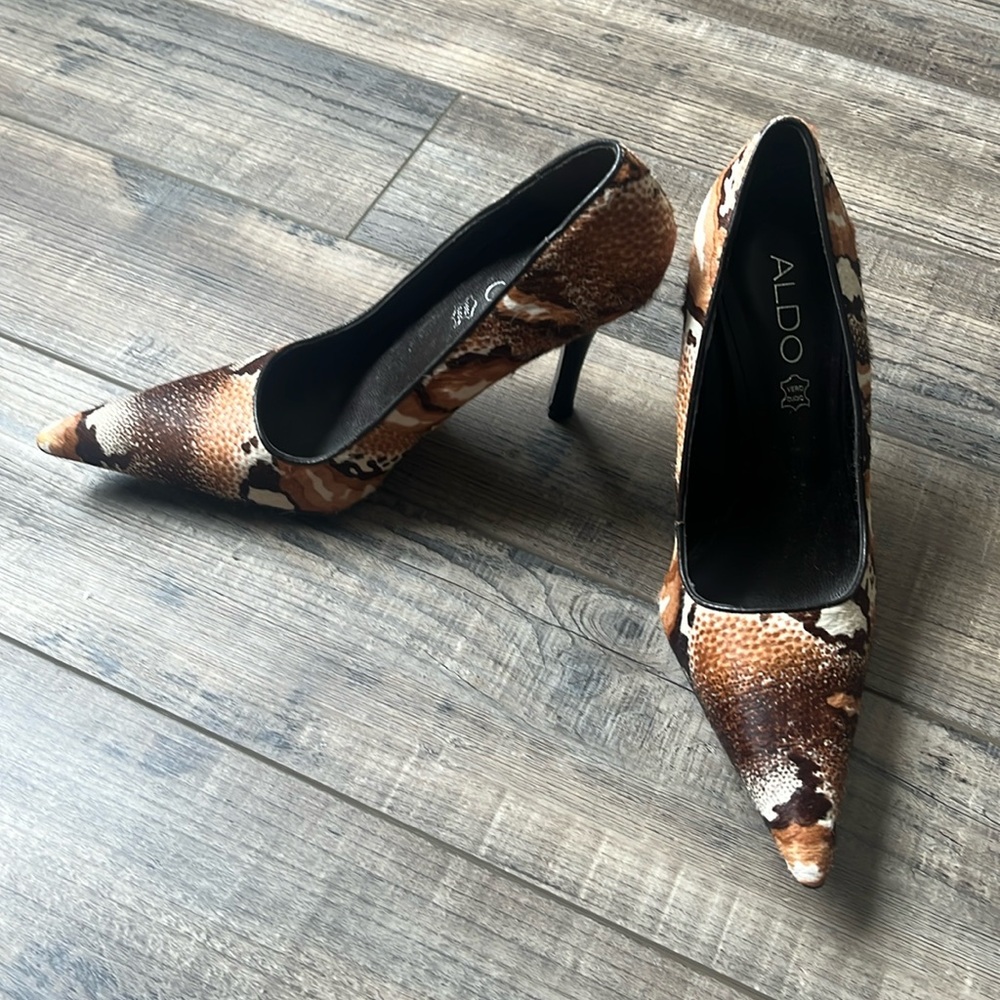 Animal print ALDO heels size 38